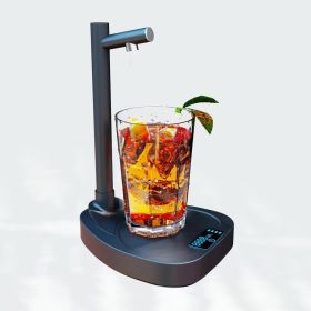 Automatic Water Bottle Desktop Rechargeable Water Dispenser With Stand (Color: Blue)