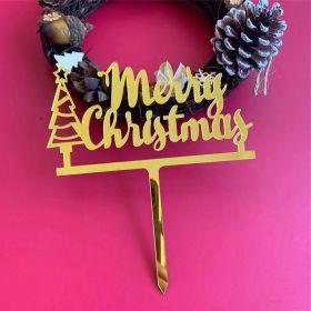 Bake Cake Decorations For Christmas (Option: 949gold)